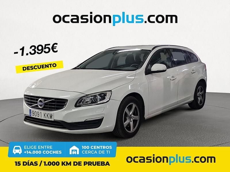 Blanco Usado 2018 Volvo V60 Kinetic Familiar | 15.350 € (Precio justo) - Imagen 1/4
