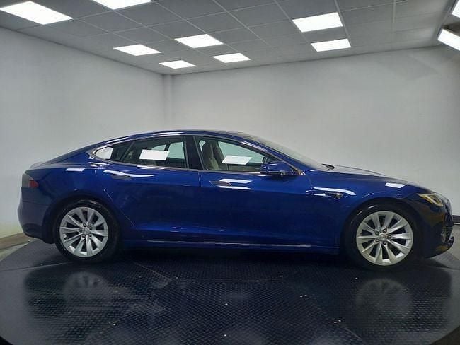 Usado Tesla Model S 450 kW (613 CV) 2018 Azul Utilitario