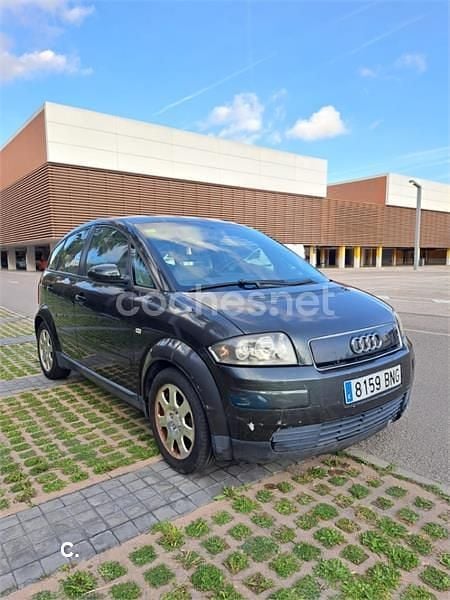 Usado Audi A2 75 CV (55 kW) 2001 Negro Utilitario