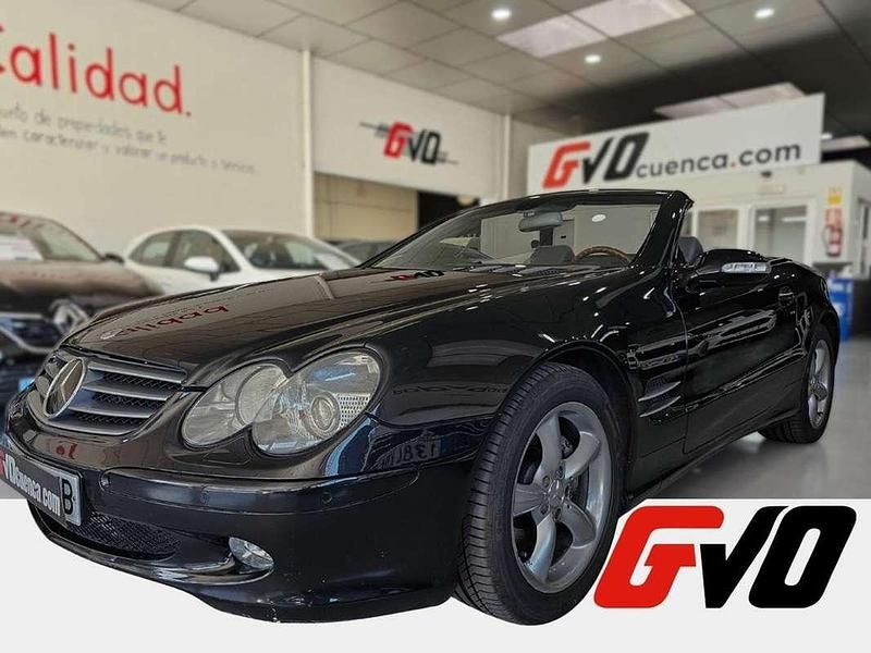 Negro Usado 2001 Mercedes SL500 Descapotable | 19.900 € (Un poco caro) - Imagen 1/4