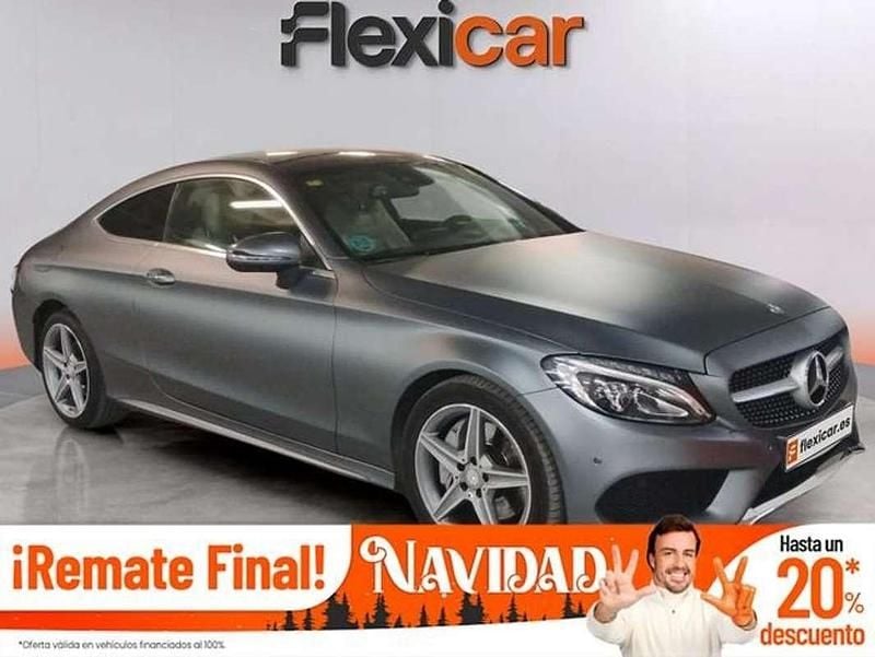 Gris Usado 2016 Mercedes C300 Coupe | 24.990 € (Precio justo) - Imagen 1/4