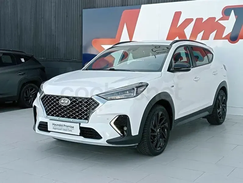Usado Hyundai Tucson N Line 136 CV (100 kW) 2019 Blanco SUV