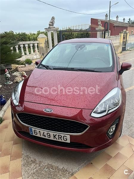 Granate Usado 2018 Ford Fiesta Trend Berlina | 10.300 € (Precio justo) - Imagen 1/4