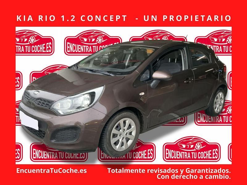 Usado Kia Rio 86 CV (63 kW) 2014 Marrón Utilitario