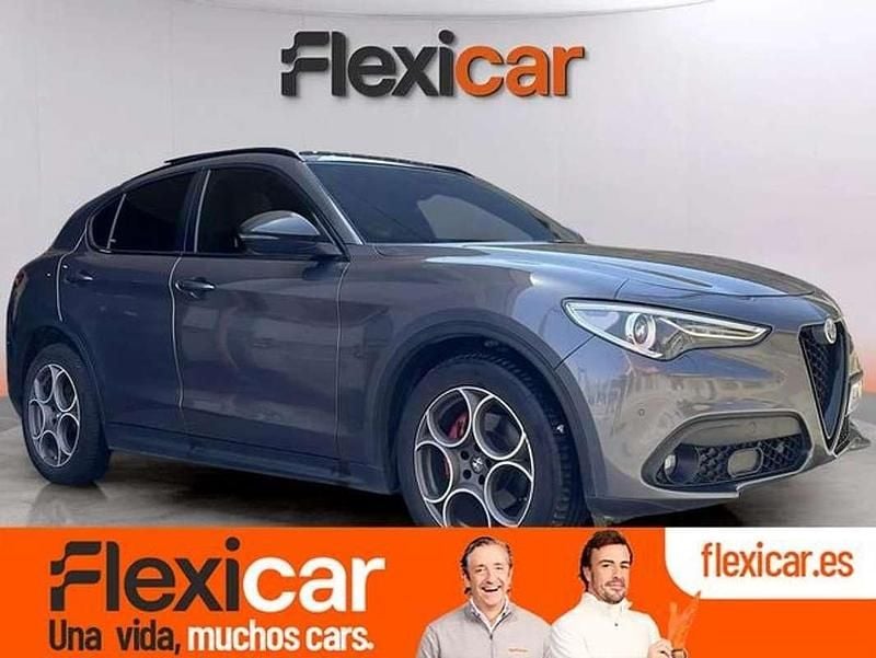 Gris Usado 2019 Alfa Romeo Stelvio SUV | 20.490 € (Precio justo) - Imagen 1/4