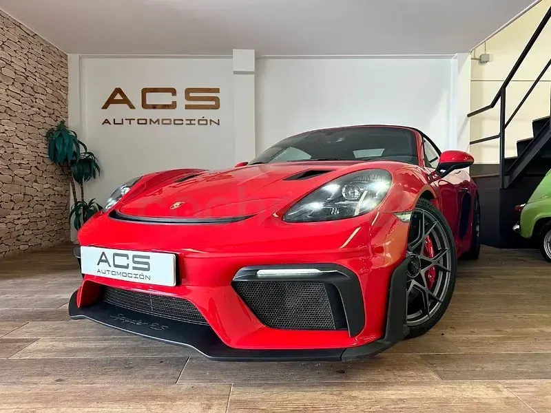 Usado Porsche 718 500 CV (367 kW) 2025 Rojo Descapotable