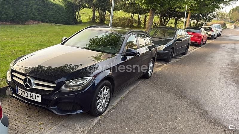 Usado Mercedes C220 170 CV (125 kW) 2016 Azul Familiar