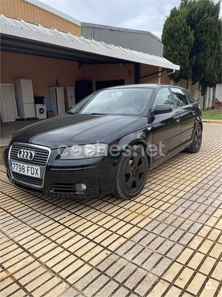 Usado Audi A3 Ambition 140 CV (102 kW) 2006 Negro Berlina