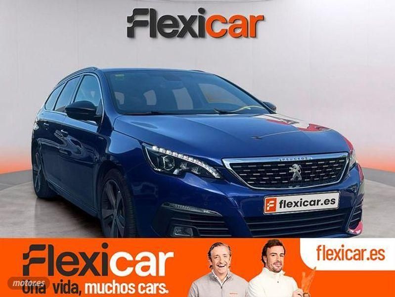 Azul Usado 2019 Peugeot 308 SW GT-line Familiar | 11.490 € - Imagen 1/4