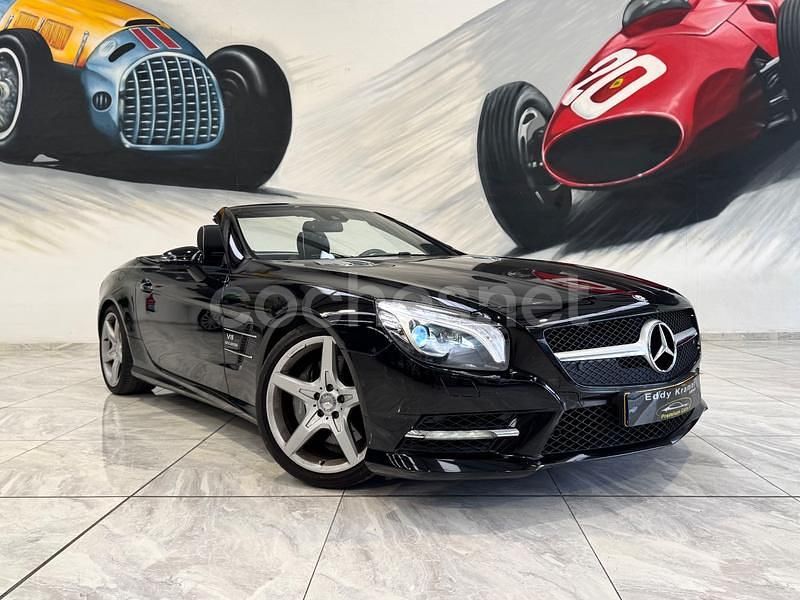 Negro Usado 2012 Mercedes SL500 Descapotable | 49.900 € - Imagen 1/4