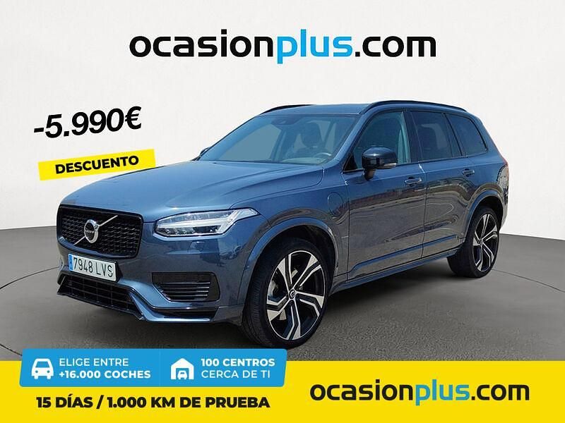 Azul Usado 2021 Volvo XC90 R-Design SUV | 43.900 € (Precio justo) - Imagen 1/4