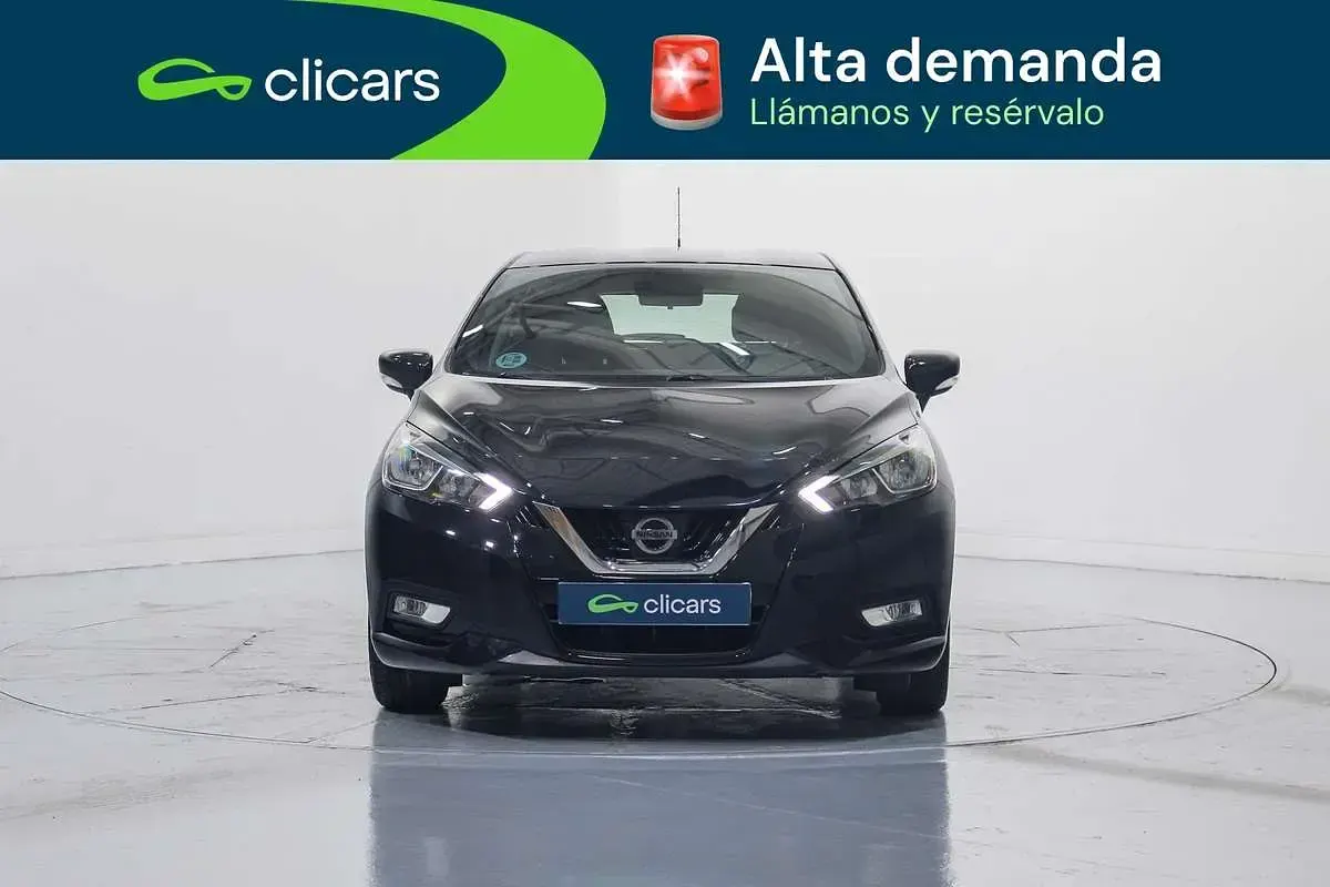 Usado Nissan Micra Acenta 71 CV (52 kW) 2018 Negro Utilitario