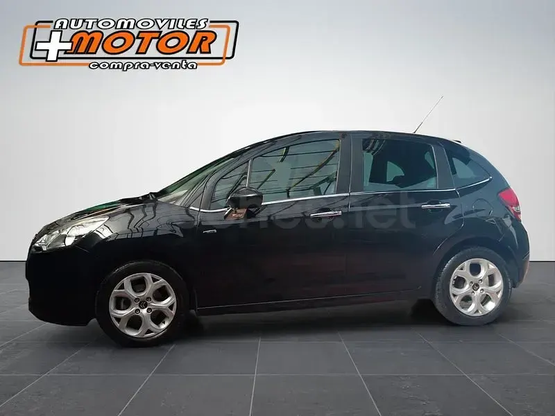 Usado Citroën C3 Exclusive 68 CV (50 kW) 2010 Negro Berlina