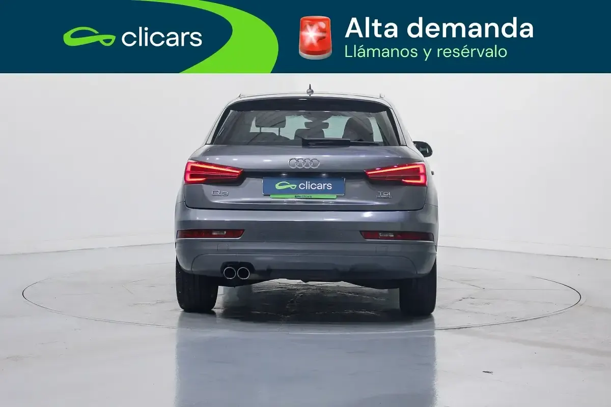 Usado Audi Q3 Sport 150 CV (110 kW) 2017 Gris / plata SUV