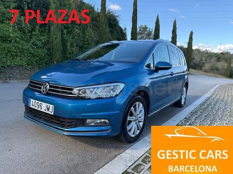Usado VW Touran Advance 150 CV (110 kW) 2016 Azul Monovolumen