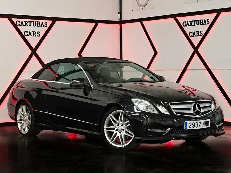 Usado Mercedes E350 Avantgarde 265 CV (194 kW) 2013 Negro Descapotable