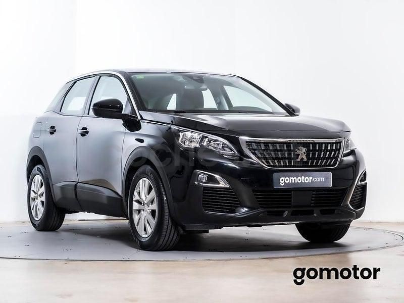 Usado Peugeot 3008 Active 130 CV (95 kW) 2017 Negro SUV