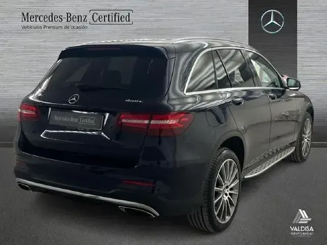 Usado Mercedes GLC350 320 CV (235 kW) 2018 Azul cavansita