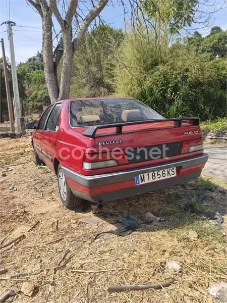 Usado Peugeot 405 123 CV (90 kW) 1989 Rojo Berlina