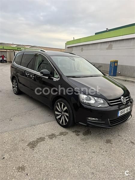 Usado VW Sharan Advance 177 CV (130 kW) 2015 Negro Monovolumen