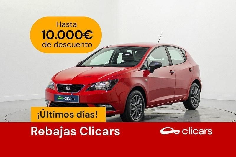 Rojo Usado 2015 Seat Ibiza Reference Berlina | 8990 € (Precio justo) - Imagen 1/4