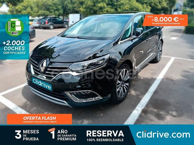 Negro Usado 2016 Renault Espace Initiale Monovolumen | 15.990 € (Precio justo) - Imagen 1/3