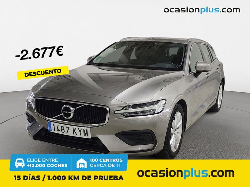 Gris Usado 2019 Volvo V60 Momentum Familiar | 22.300 € (Precio justo) - Imagen 1/4