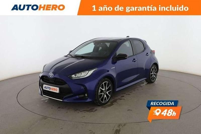 Azul Usado 2020 Toyota Yaris Hybrid Plus Berlina | 16.761 € (Precio justo) - Imagen 1/3