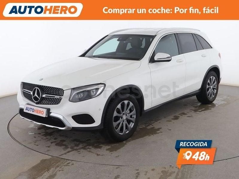 Usado Mercedes GLC220 AMG line 170 CV (125 kW) 2016 Blanco SUV