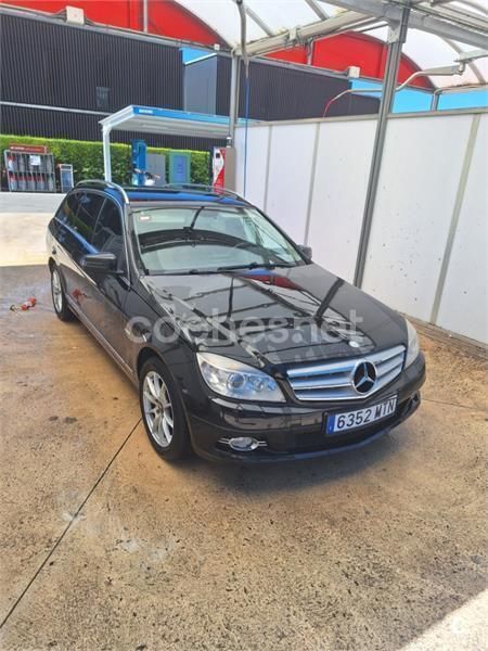 Negro Usado 2008 Mercedes C220 Elegance Familiar | 6600 € (Super precio) - Imagen 1/4