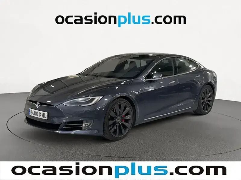 Gris Usado 2018 Tesla Model S Berlina | 44.455 € (Precio justo) - Imagen 1/4