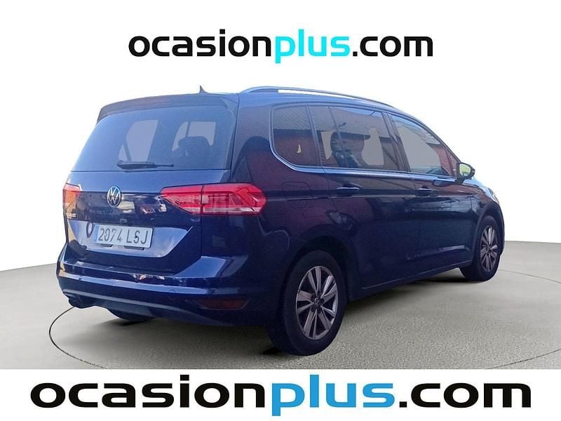 Usado VW Touran Advance 150 CV (110 kW) 2021 Azul Monovolumen
