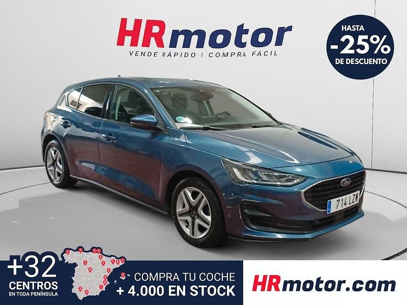 Usado Ford Focus Trend 120 CV (88 kW) 2022 Azul Berlina