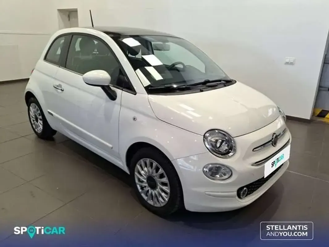 Usado Fiat 500 Lounge 69 CV (50 kW) 2019 Blanco Utilitario