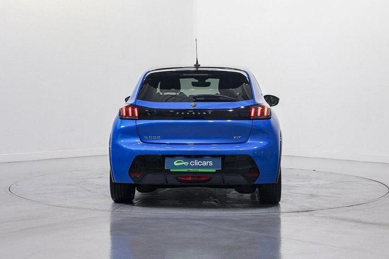 Usado Peugeot e-208 GT 100 kW (136 CV) 2020 Azul Utilitario