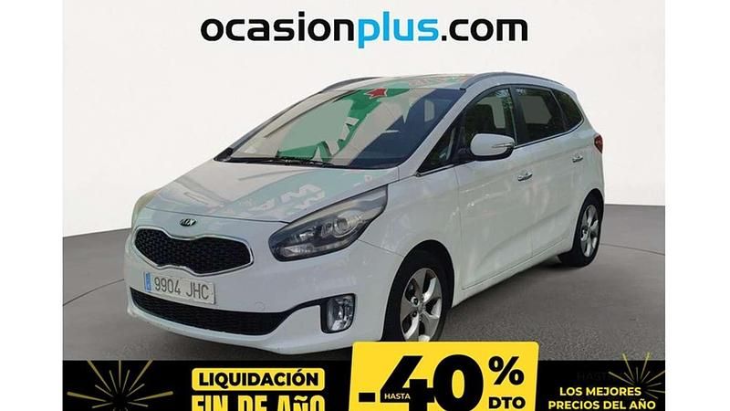 Blanco Usado 2015 Kia Carens Monovolumen | 9490 € (Precio justo) - Imagen 1/4