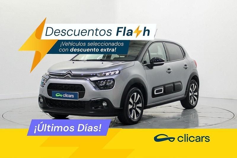 Gris Usado 2024 Citroën C3 PureTech Utilitario | 13.490 € (Precio justo) - Imagen 1/4