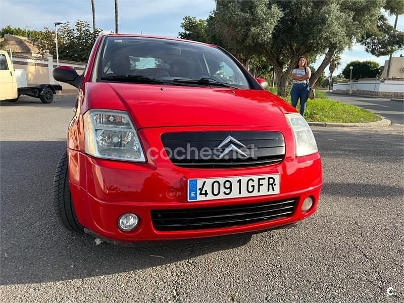 Rojo Usado 2008 Citroën C2 Utilitario | 4500 € - Imagen 1/4