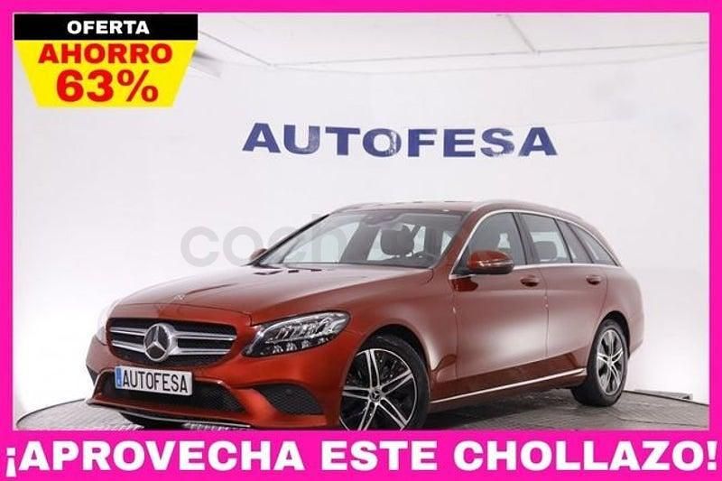 Usado Mercedes C200 184 CV (135 kW) 2020 Rojo Familiar