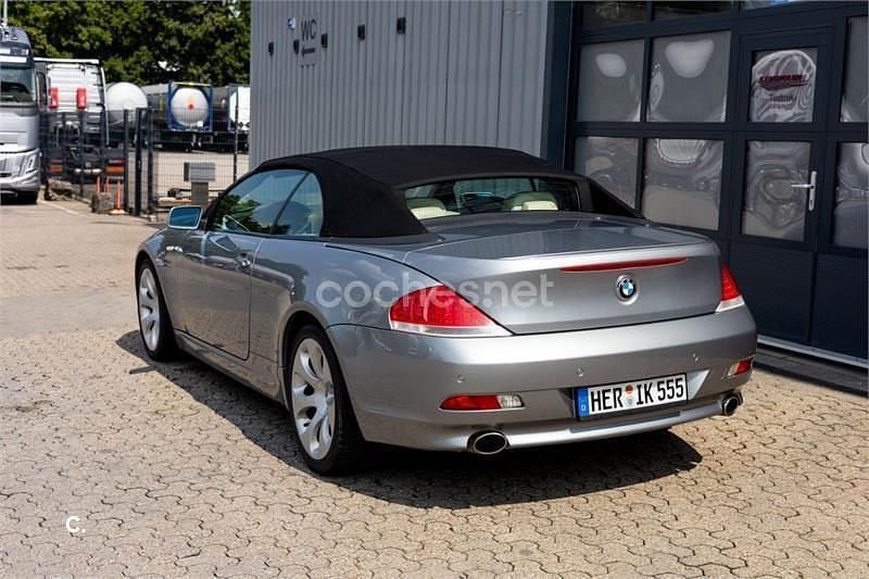 Usado BMW 645 Cabriolet 333 CV (244 kW) 2006 Gris / plata Descapotable