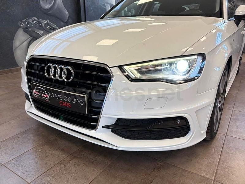 Usado Audi A3 S-Line 110 CV (80 kW) 2016 Blanco Berlina