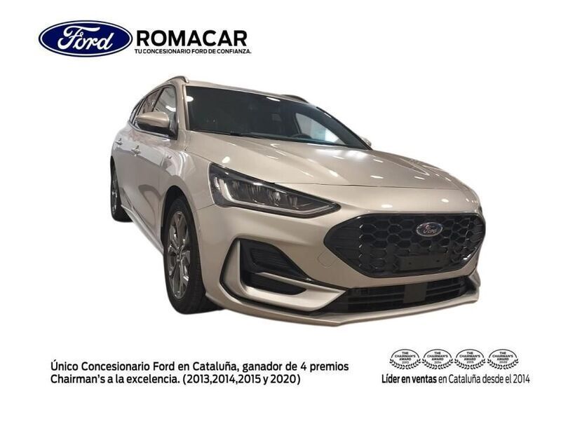 Gris Usado 2023 Ford Focus ST-Line Familiar | 24.000 € (Precio justo) - Imagen 1/4