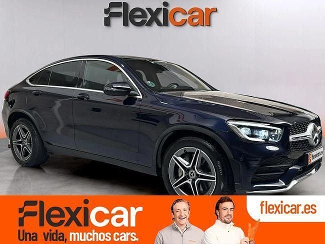 Azul Usado 2021 Mercedes GLC220 Coupe | 44.990 € (Precio justo) - Imagen 1/4