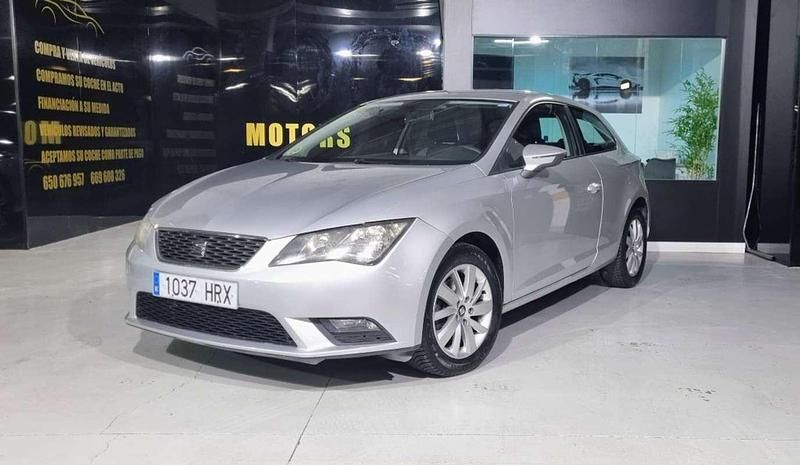 Usado Seat Leon SC Reference 90 CV (66 kW) 2014 Gris Utilitario