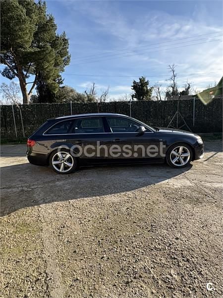 Usado Audi A4 143 CV (105 kW) 2009 Negro Familiar