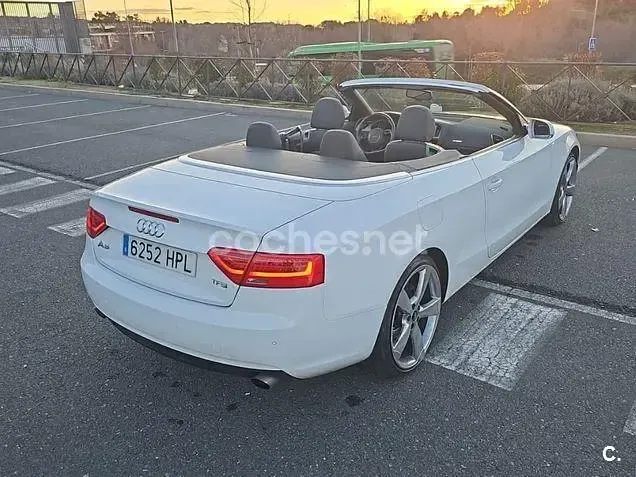 Usado Audi A5 Cabriolet 170 CV (125 kW) 2012 Blanco Descapotable
