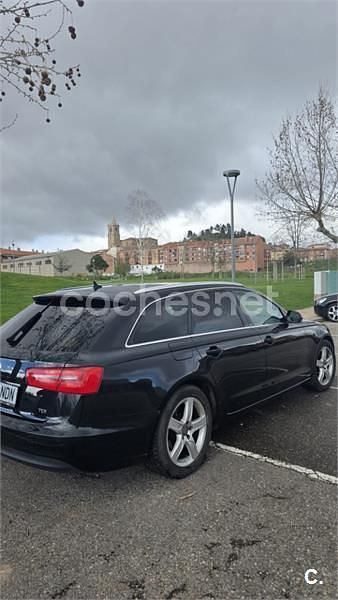 Usado Audi A6 177 CV (130 kW) 2013 Negro Familiar
