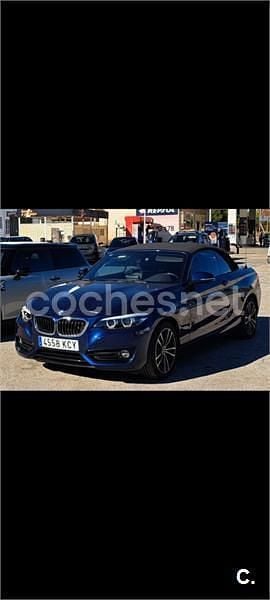 Azul Usado 2017 BMW 220 Sport Line Descapotable | 23.200 € (Precio justo) - Imagen 1/4