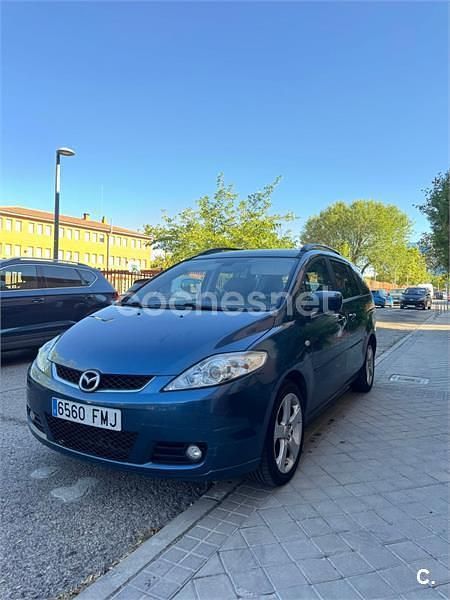 Azul Usado 2007 Mazda 5 Sportive Monovolumen | 1900 € (Super precio) - Imagen 1/4