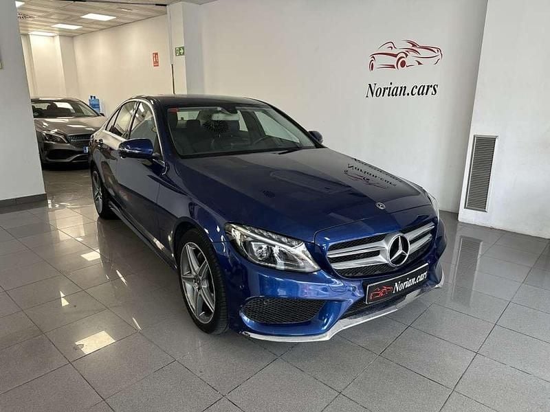 Azul Usado 2017 Mercedes C220 Berlina | 23.999 € (Precio justo) - Imagen 1/4